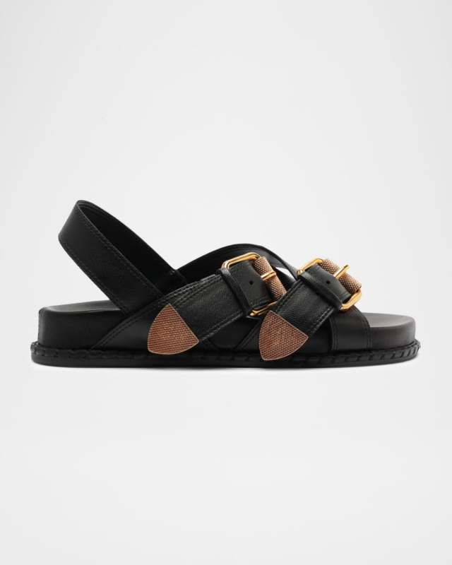 Patsy Crossover Multi-Strap Slingback Sandals